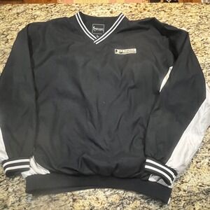 Spotlight‎ Purdue University Windbreaker Pullover Mens Large Black V-Neck Jacket